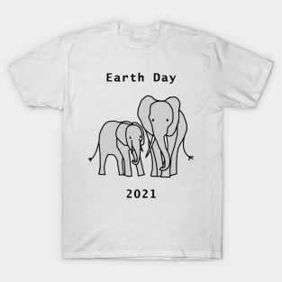 Elephants for Earth Day 2021 T-Shirt